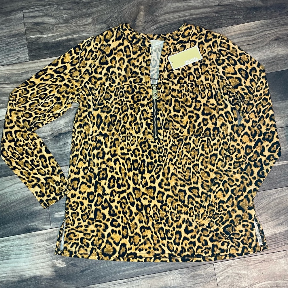 Michael Kors Leopard Top